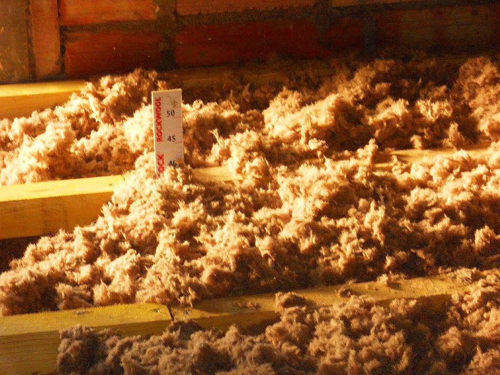 Isolation des combles perdus - laine soufflée